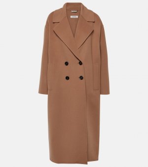 Голландское пальто из натуральной шерсти 'S Max Mara, коричневый 'S MARA