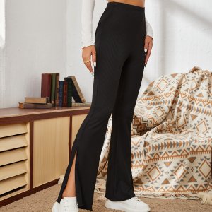 Женские брюки-клеш вязаные — Купить в интернет-магазине с доставкой —LikeWear.ru