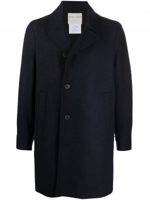 Однобортное пальто Colliers Stephan Schneider. Цвет: синий