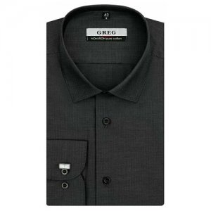 Рубашка , размер 54/56, черный GREG. Цвет: черный