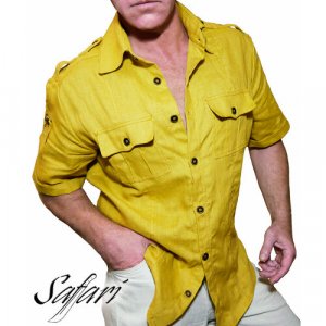Рубашка , размер 2XL, желтый SAFARI. Цвет: желтый