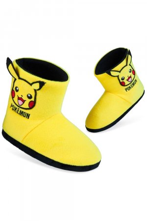 3D тапочки-ботинки Pokemon, желтый Pokémon