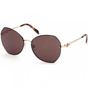 Солнцезащитные очки , коричневый Emilio Pucci. Цвет: коричневый