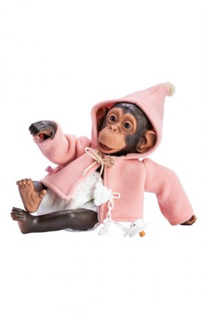 Игрушка шимпанзе Лола Asi. Цвет: розовый