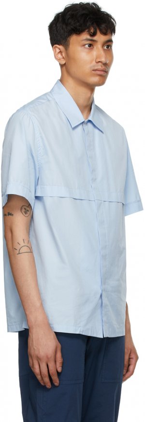 Blue Bufaor Bagio Short Sleeve Shirt Barena. Цвет: 110 cielo