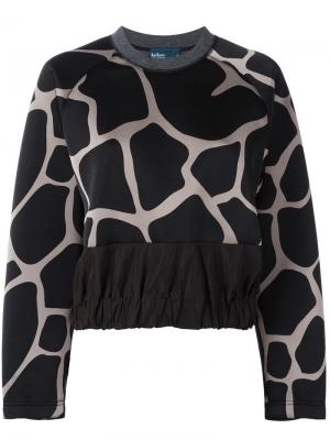 Giraffe print sweatshirt Kolor. Цвет: чёрный