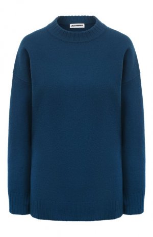 Шерстяной свитер Jil Sander. Цвет: синий