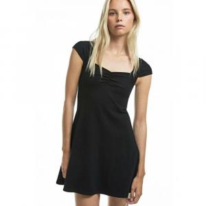 Платье из джерси HM с короткими рукавами, черное 1167207005 H&M