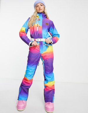 Горнолыжный костюм с разноцветным дизайном OOSC Mambo Sunset-Разноцветный Old School Ski