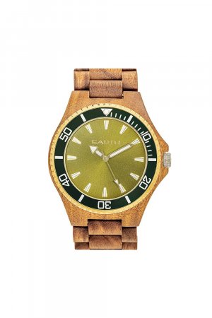 Часы-браслет Центурион , зеленый Earth Wood