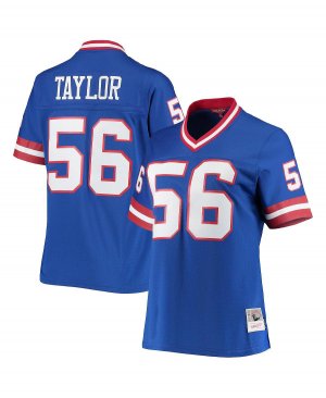 Женская футболка Lawrence Taylor Royal New York Giants 1986 Legacy Replica Джерси Mitchell & Ness
