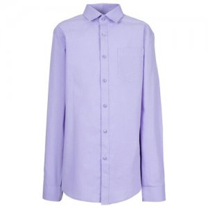 Школьная рубашка , размер 122-128, фиолетовый Tsarevich. Цвет: фиолетовый