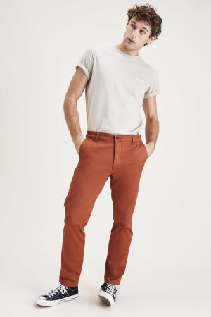 Оригинальные брюки чинос скинни Dockers, оранжевый DOCKERS