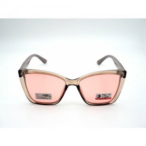 Солнцезащитные очки , бесцветный, розовый Polar Eagle. Цвет: розовый