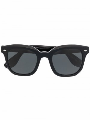 Солнцезащитные очки Filu Brunello Cucinelli. Цвет: черный