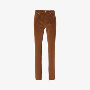 Узкие джинсы зауженного кроя из эластичного денима , коричневый 7 For All Mankind