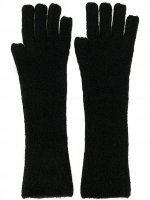 Длинные перчатки Isabel Benenato. Цвет: черный