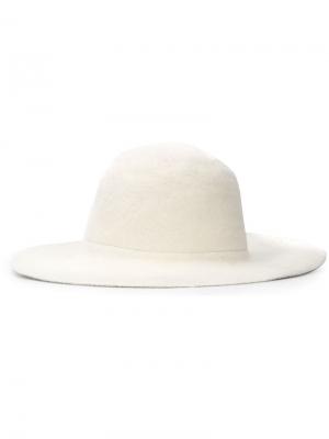 Шляпа Courmayeur Filù Hats. Цвет: белый