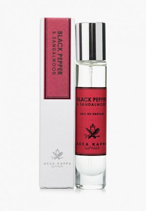Парфюмерная вода Acca Kappa BLACK PEPPER & SANDALWOOD, 15 мл. Цвет: прозрачный