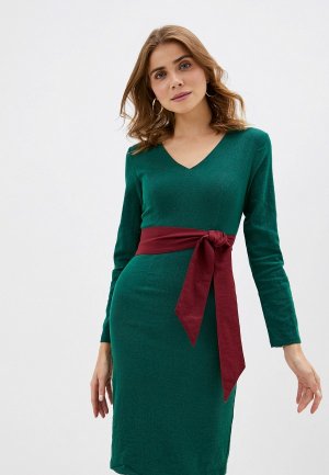 Платье Cavo. Цвет: зеленый