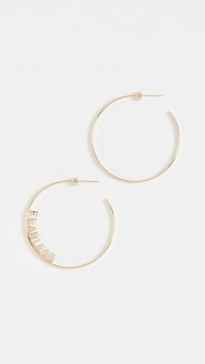 Ciara Hoop Earrings Jennifer Zeuner Jewelry