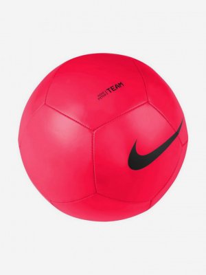 Мяч футбольный Pitch Team, Красный Nike. Цвет: красный