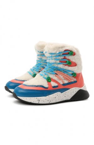 Утепленные ботинки Stella McCartney. Цвет: разноцветный