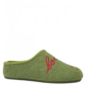 Домашняя обувь Lozoya. Цвет: зеленый