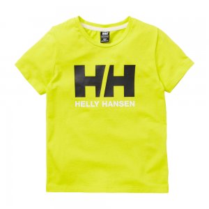 Детская футболка Logo T-Shirt Helly Hansen. Цвет: желтый