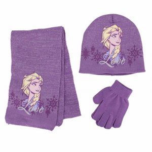 Комплект из 3 шт. шапка+перчатка+шарф DISNEY Child Снежная королева