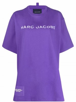 Футболка Big с вышитым логотипом Marc Jacobs. Цвет: фиолетовый