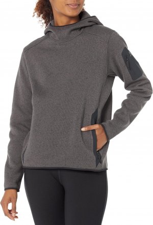 Скрытый пуловер с капюшоном Arc'teryx, цвет Black Heather Arc'teryx