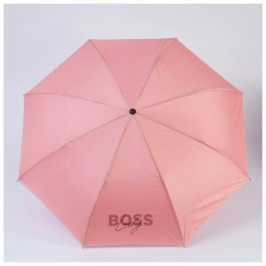 Мини-зонт , полуавтомат, 8 спиц, обратное сложение, розовый Beauty Fox. Цвет: розовый