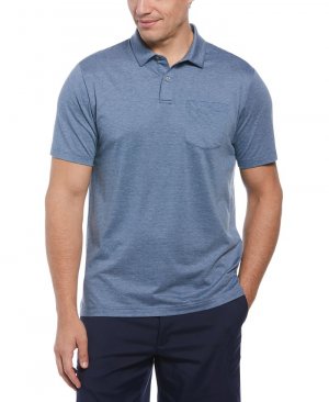 Мужская рубашка-поло для гольфа с короткими рукавами Eco Fine Line , цвет Lt Coronet Blue Heather PGA TOUR