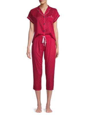 Пижамный комплект капри из 2 предметов Red Tommy Hilfiger