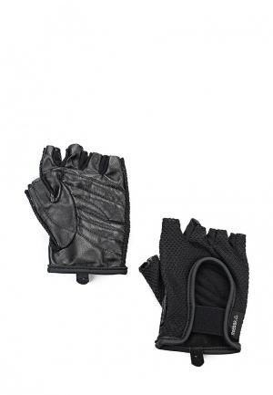Перчатки для фитнеса Reebok STUDIO W GLOVE. Цвет: черный