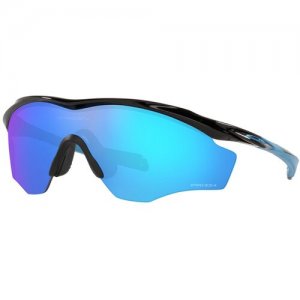 Солнцезащитные очки, голубой, черный Oakley. Цвет: голубой