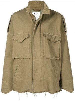 Twill military blouson jacket Doublet. Цвет: зеленый