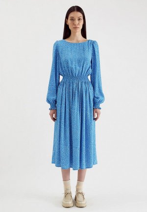 Платье Unique Fabric Мэрилин. Цвет: голубой
