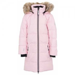 Зимнее пальто для девочки Розовый котофей 07858002-40 размер 134. Цвет: розовый