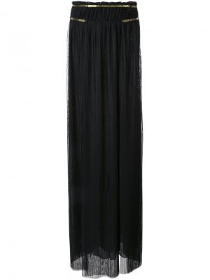 Плиссированное платье Jay Ahr. Цвет: чёрный