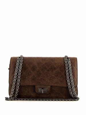 2010 2.55 shoulder bag Chanel Pre-Owned. Цвет: коричневый