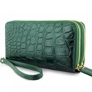 Портмоне , зеленый Exotic Leather. Цвет: зеленый/темно-зеленый