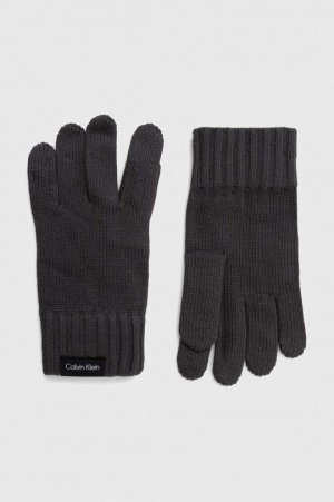 Кашемировые перчатки , серый Calvin Klein