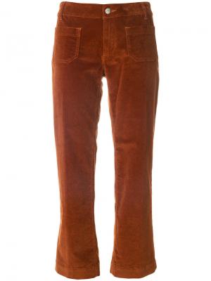 Укороченные брюки The Seafarer. Цвет: коричневый