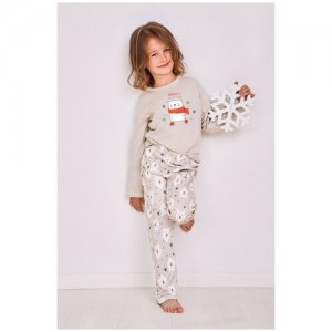 2846/2847/2848 aw22/23 aniela пижама для девочек со штанами 30 серый TARO. Цвет: серый