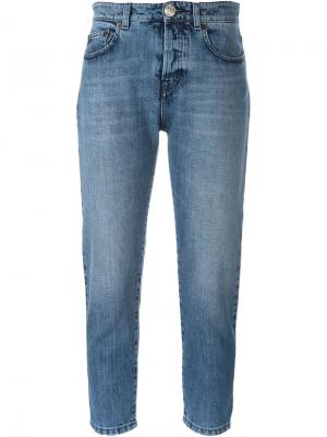 Укороченные джинсы-бойфренд Nº21. Цвет: синий