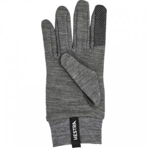 Подкладка для перчаток Touch Point из мериноса , серый Hestra