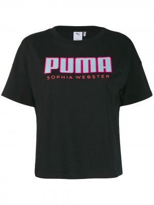 Футболка из коллаборации с Sophia Webster Puma X. Цвет: черный