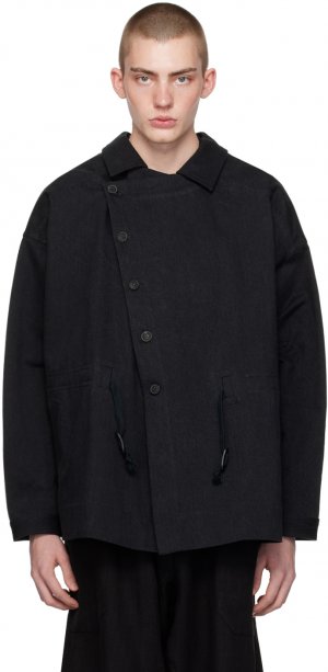 Черная джинсовая куртка #55 Jan-Jan Van Essche